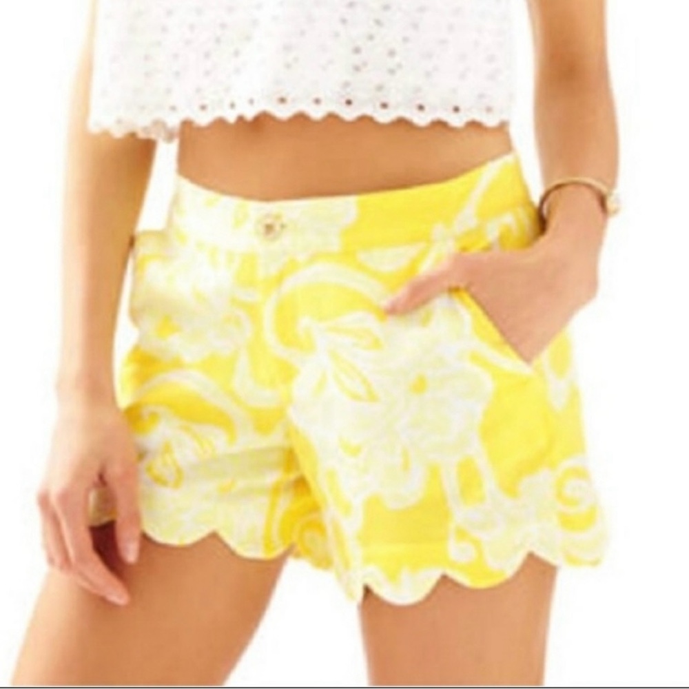 Lilly Pulitzer buttercup shorts size 00